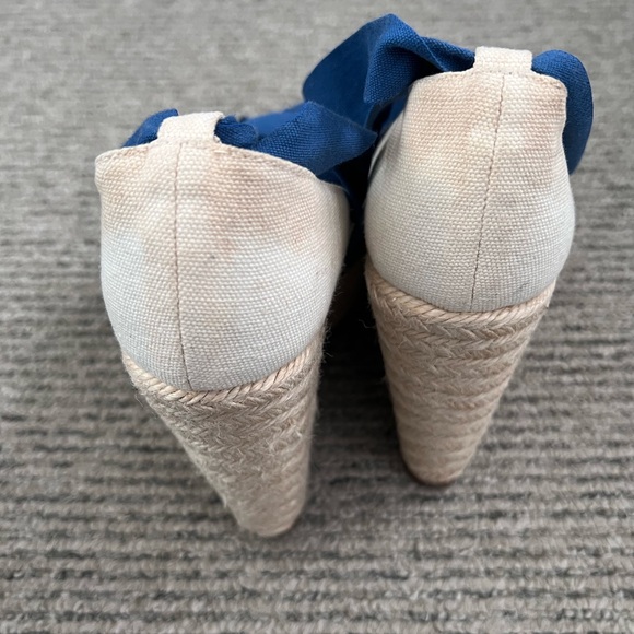 Christian Louboutin canvas colour block ribbon espadrille 37 - Picture 3 of 7